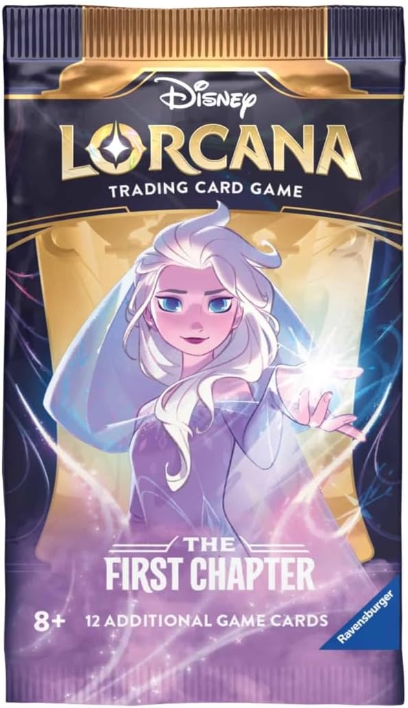 Ravensburger Disney Lorcana TCG: The First Chapter Assorted Single Booster Pack (12 Cards) | Collectible Trading Cards | Ideal for Disney Fans & TCG Players | Suitable for Ages 8+