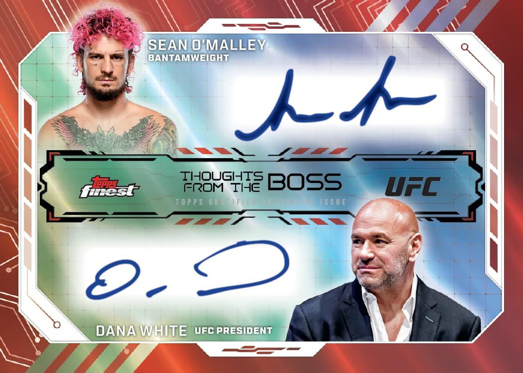Topps 2025 UFC Finest Hobby Box - 2 Autographs Per Box