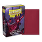 Arcane Tinmen Dragon Shield Sleeves  Matte Japanese: Blood Red 60CT - Card Sleeves are Smooth & Tough - Compatible with Yu-Gi-Oh! & Cardfight Vanguard (AT-11150)