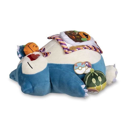 Pokemon Center Pumpkin Celebration Snorlax Poke 8 Inch Plush