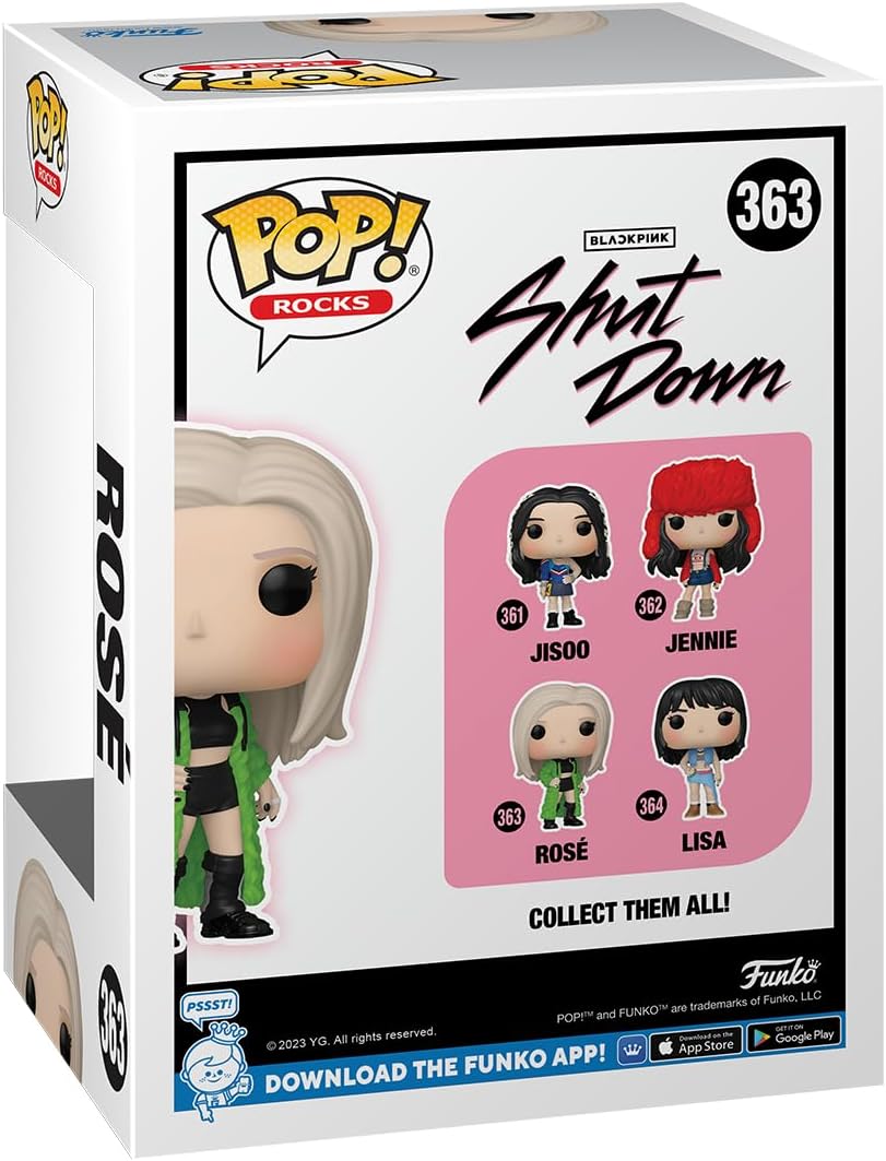 Funko POP! Rocks: Blackpink - Rose - Blackpink - Collectable Vinyl Figure - Gift Idea - Official Merchandise - for Kids & Adults - Music Fans - Model Figure for Collectors and Display