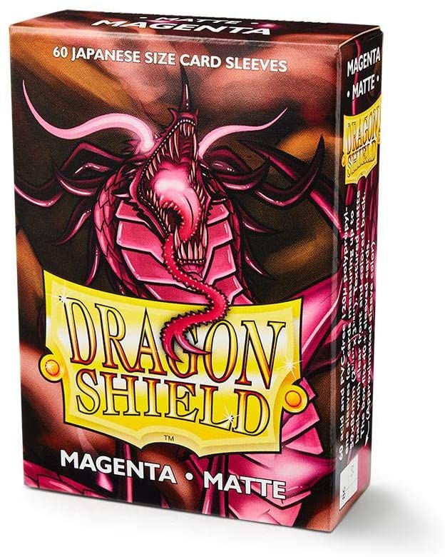 Dragon Shield 60ct Japanese Mini Card Sleeves - Matte Magenta
