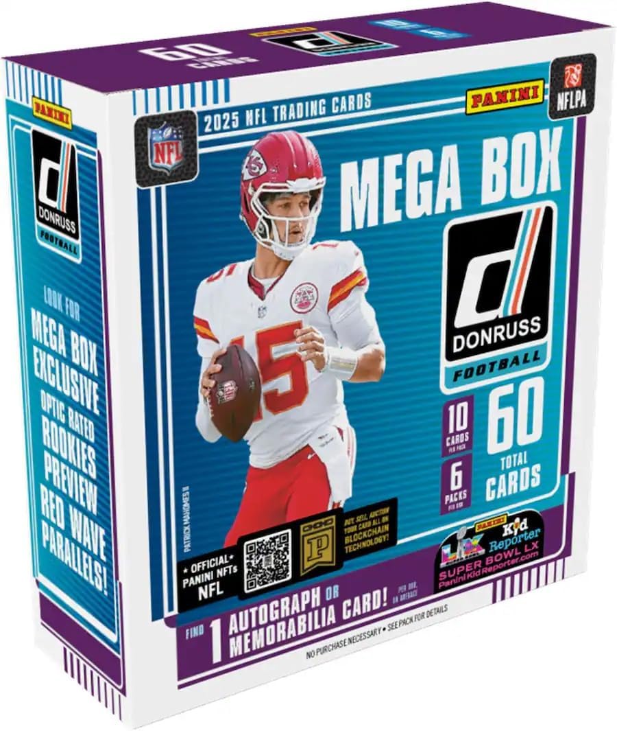 Panini 2025 Donruss Football Mega Box