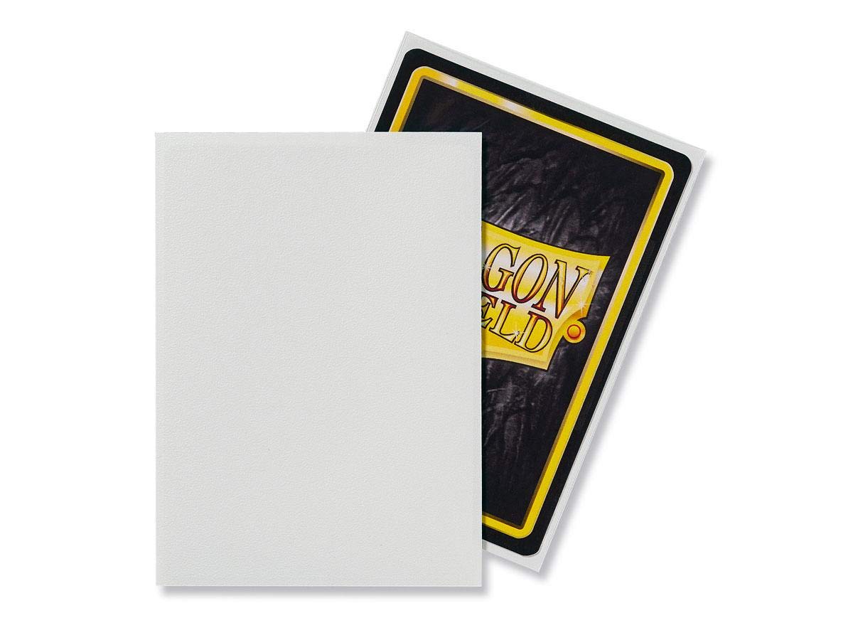 10 Packs Dragon Shield Matte White Standard Size 100 ct Card Sleeves Display Case