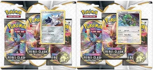 Pokemon TCG: Sword & Shield Rebel Clash 3 Booster Pack Blister (Random Promo)