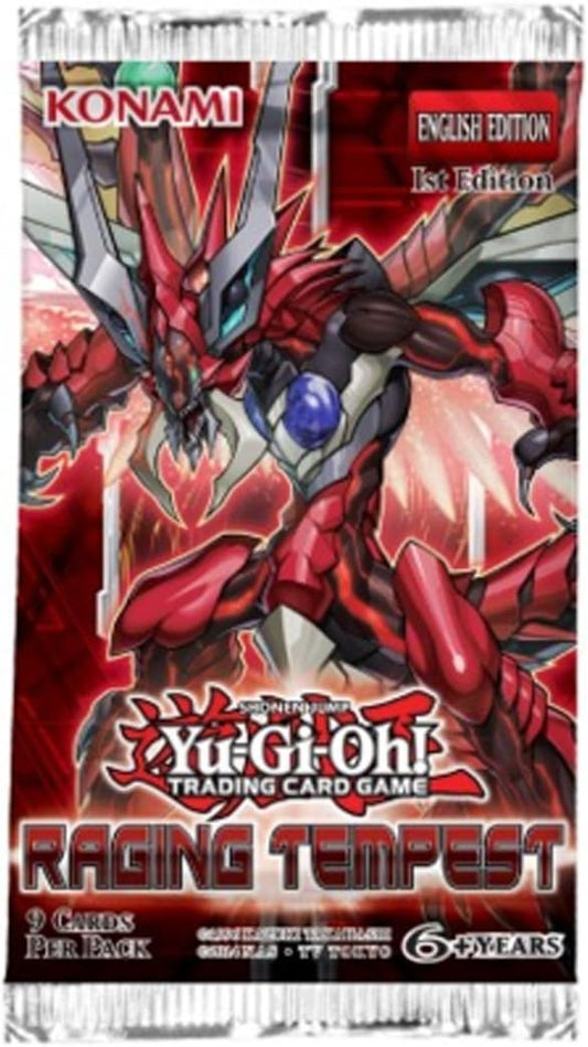 Yu-Gi-Oh 1x Raging Tempest Booster Pack 1st Ed