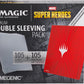 Magic: The Gathering Marvel Super Heroes Premium Double Sleeving Pack 100 | Gamegenic Comic Burst Red Deck Protector Set with Art Sleeves & Inner Sleeves for MTG Commander Cards