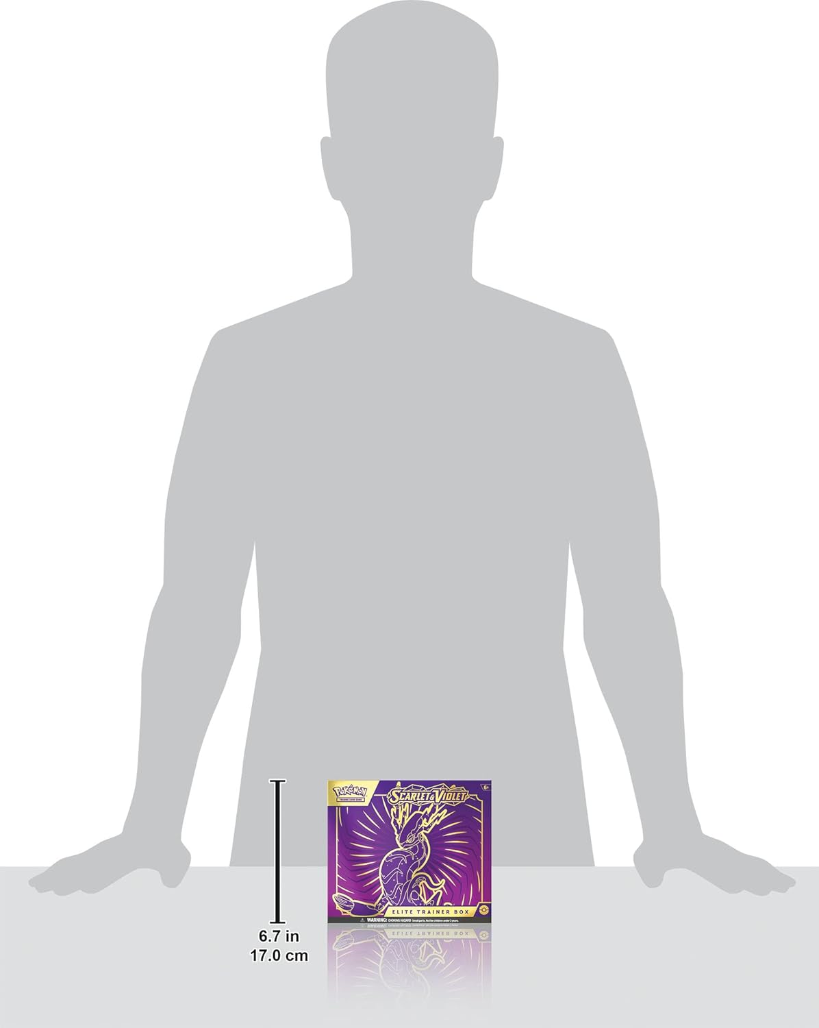 Pokemon TCG: Scarlet and Violet Elite Trainer Box - Miraidon Purple (1 Full Art Promo Card, 9 Boosters and Premium Accessories)