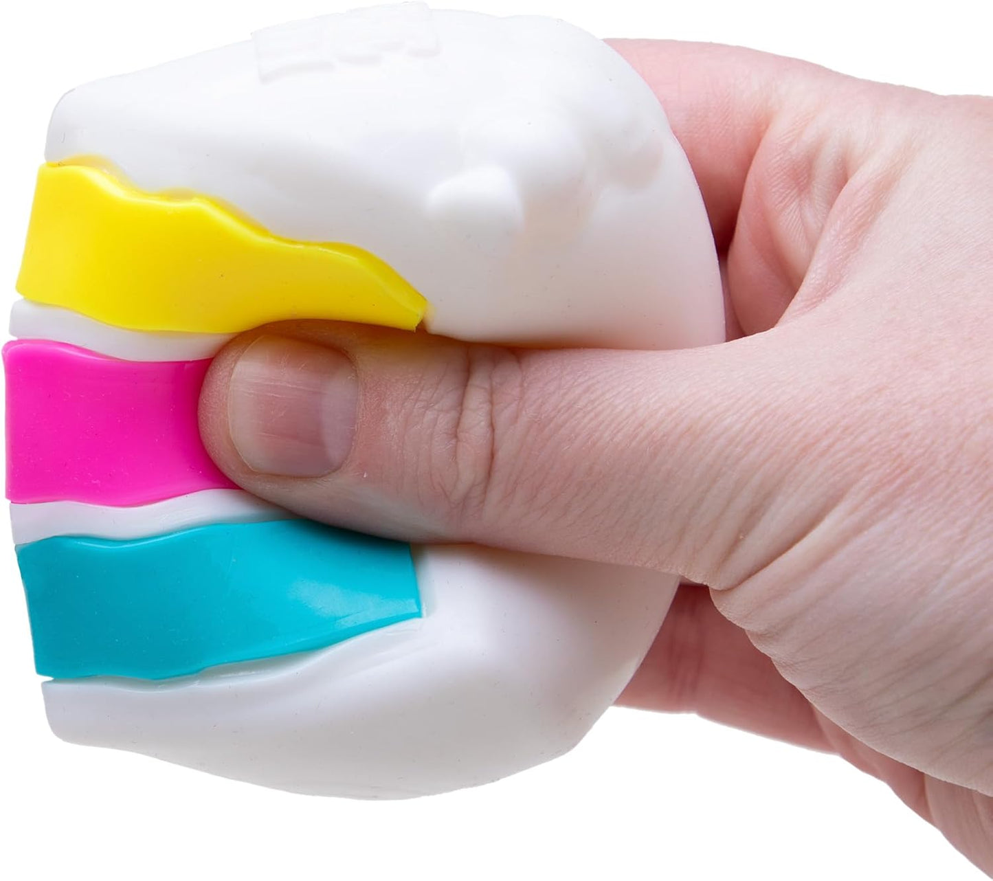 Schylling Needoh Peace O Cake - Sensory Squeeze Toy - Colors May Vary