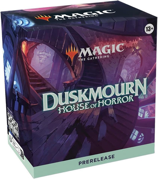 MAGIC THE GATHERING: Duskmourn: House of Horror: PRERELEASE KIT - 6 Play Packs, Dice, Promos - Presale Ships 9/27/2024