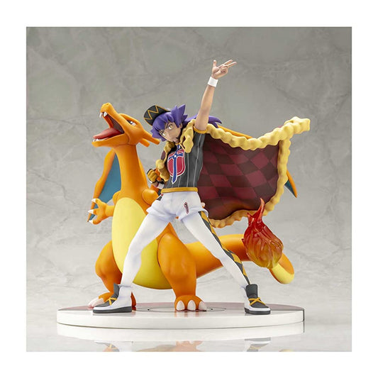 Pokemon Center Kotobukiya Leon & Charizard Figures