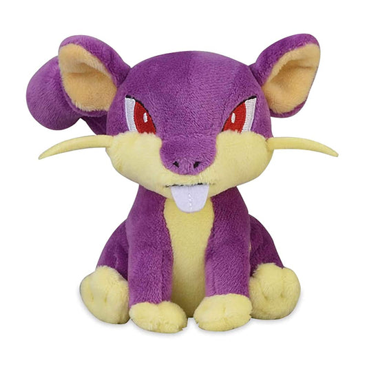 Pokemon Center: Sitting Cuties: Rattata Plush # 19 -  Generation 1 - 6 In