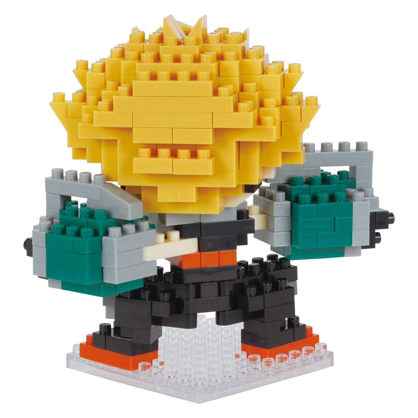 Nanoblock - My Hero Academia - Katsuki Bakugo, Nanoblock Charanano Series Building Kit