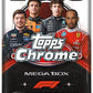 2026 Topps Chrome Formula 1 F1 Trading Card Mega Box - 6 Packs, 7 Cards per Pack, Exclusive Inserts