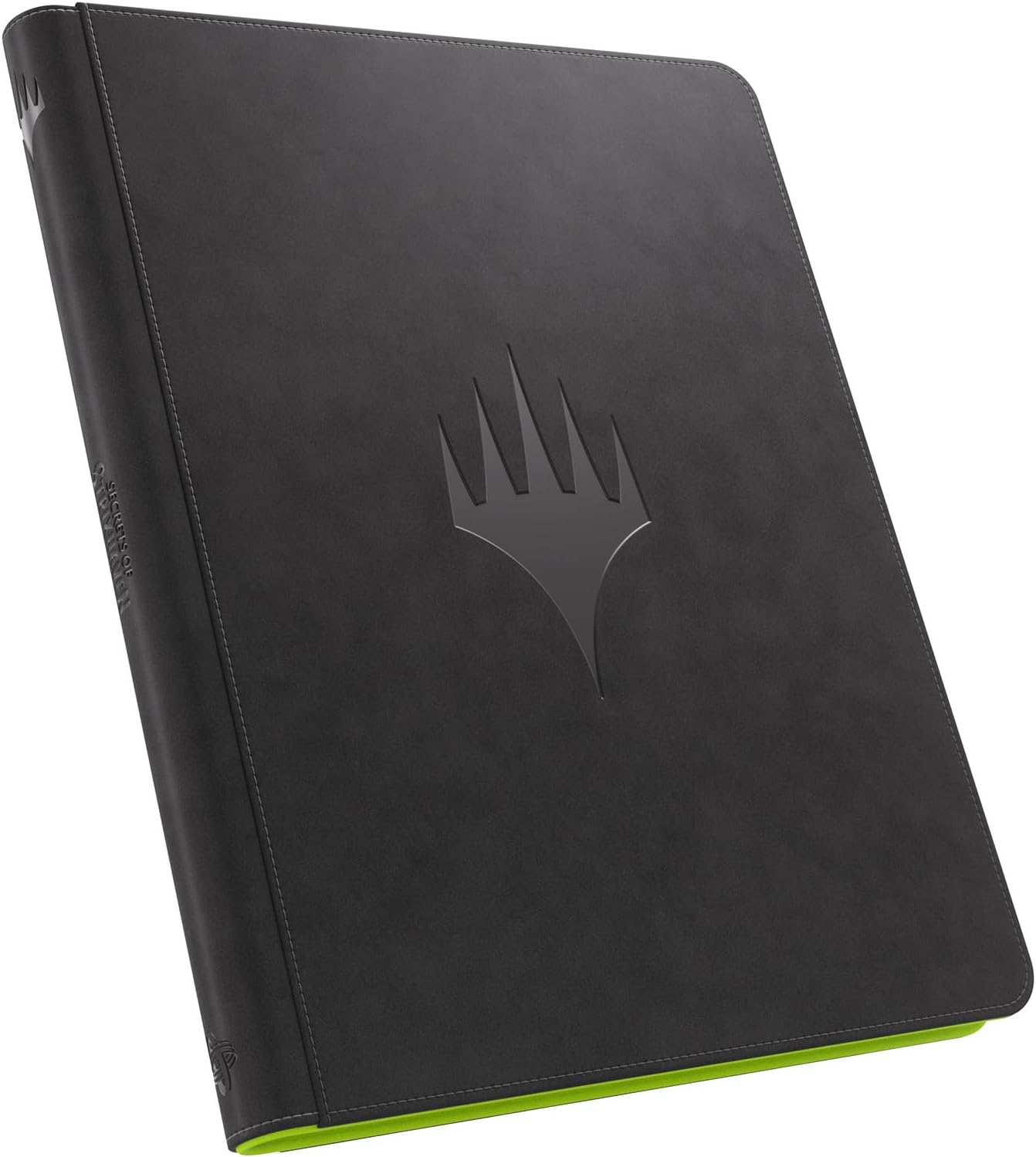 Gamegenic Magic: The Gathering Secrets of Strixhaven Prime Zip-UP Album 18-Pocket Black/Green Color - Holds 360 Double-Sleeved Cards, Zippered Trading Card Storage