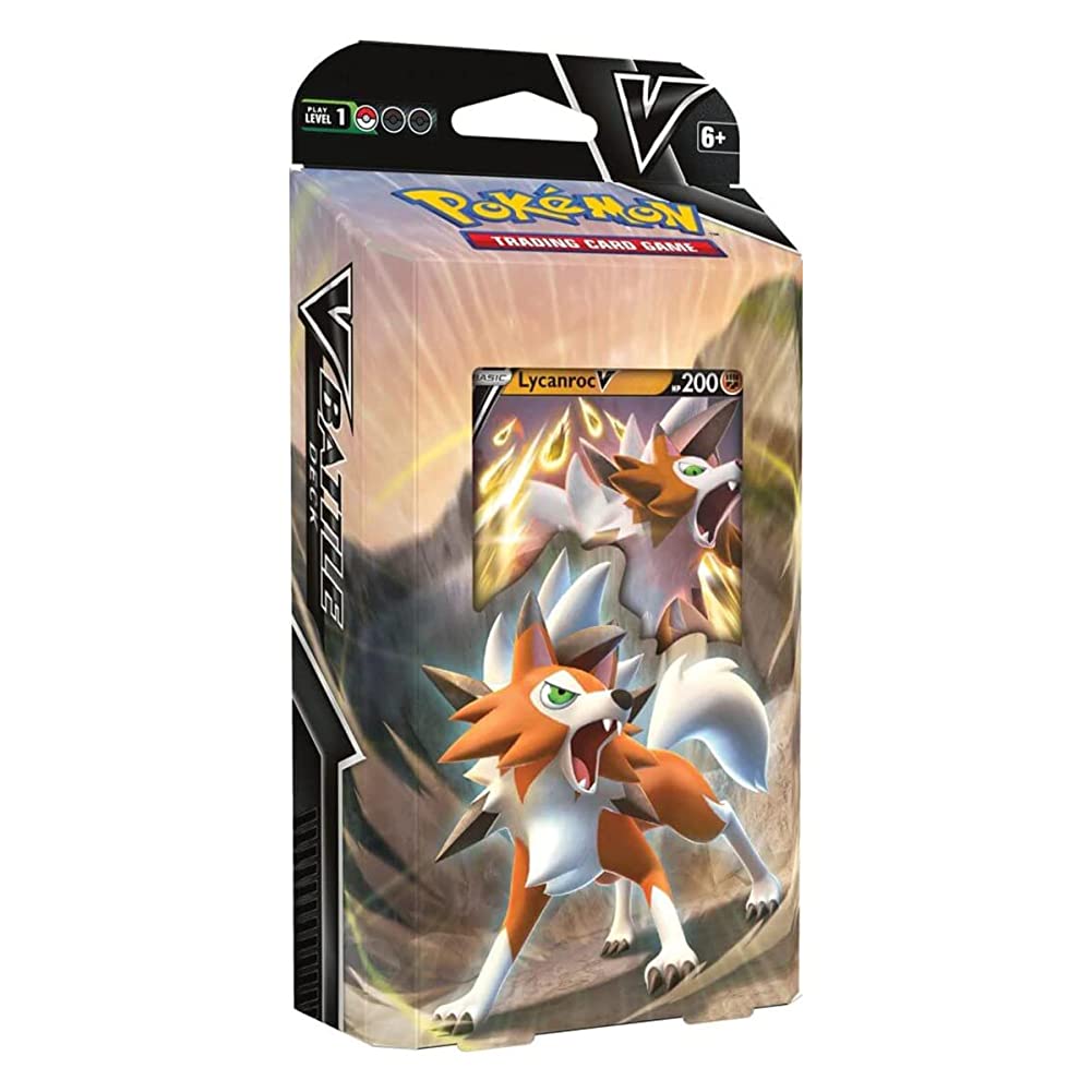 Pokemon TCG: Lycanroc V or Corviknight V Battle Deck