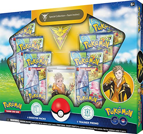 Pokemon TCG: GO Special Collection - Team Instinct (1 Foil Promo Card, 1 Deluxe pin & 6 Booster Packs)