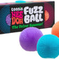 Schylling Teenie NeeDoh Fuzz Ball - 3 Teenie Squeeze Toys with a Velvet Texture and Soft Cloud Squish - 1" Balls - Color May Vary