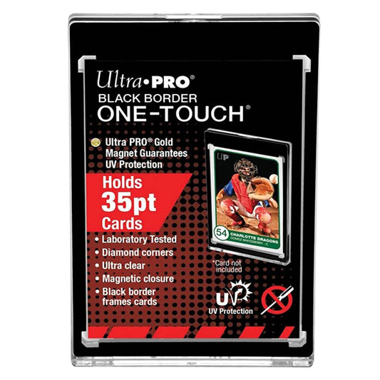 Card Storage Accessories Ultra Pro One-Touch Magnetic Holder - 35pt Black Border (5 Pack) SW