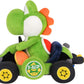 Sanei Boeki MKW01 Super Mario Kart World Yoshi Plush Toy W6.7 x D10.6 x H9.1 inches (W17 x D27 x H23 cm)