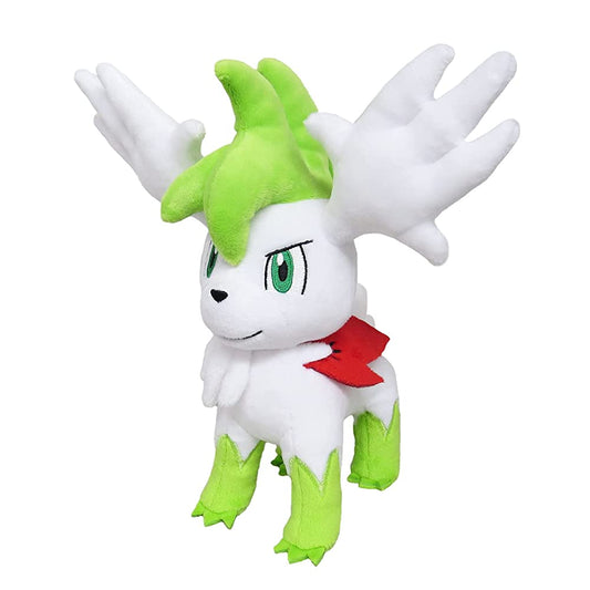 Sanei Boeki PP220 Pokemon All Star Collection, Sheimi (Sky Form) (S) Plush Toy, Height 8.7 inches (22 cm)