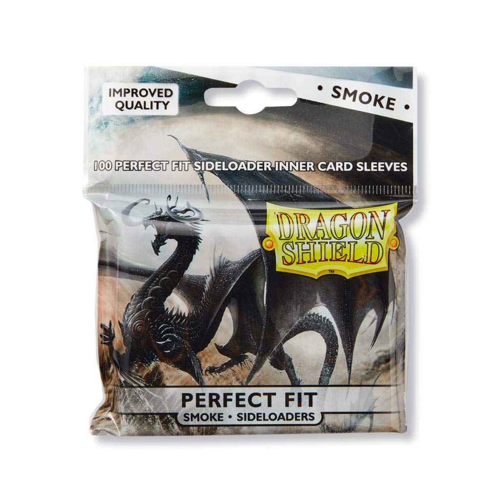 Dragon Shield Inner Sleeve Sideloader Smoke Standard Size 100 ct Card Sleeves Individual Pack