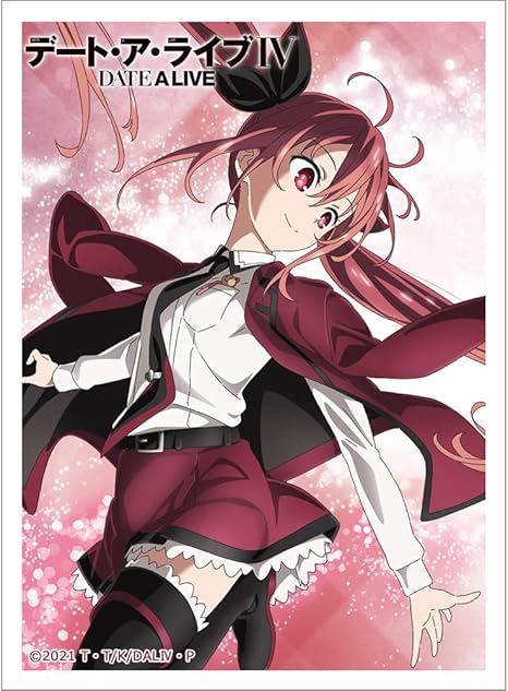 Curtain Soul Date A Live IV Sleeve, Kotori Gokawa, KV, Approx. W 2.6 x H 3.6 inches (67 x 92 mm), Made of PP
