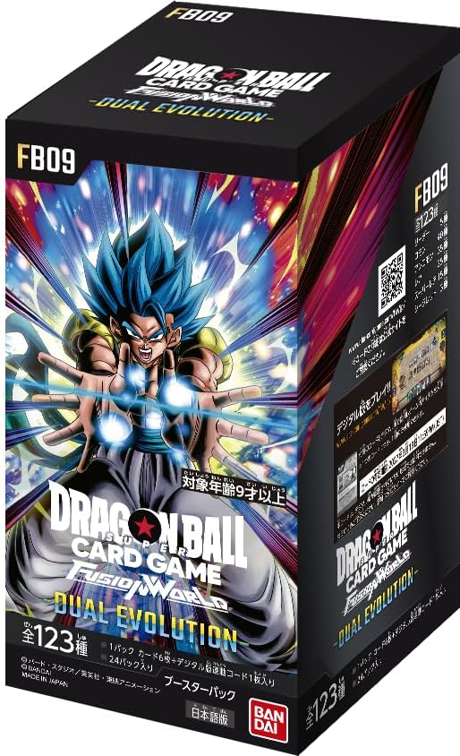 Bandai Dragon Ball Super Card Game Fusion World Dual Evolution Booster Box (FB09) - 24 Packs