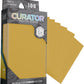 Curator Tournament TCG Matte Sleeves - Standard Size (66x91mm) w/Black Backs - Non-PVC - “Honey” (Yellow) Palette Series