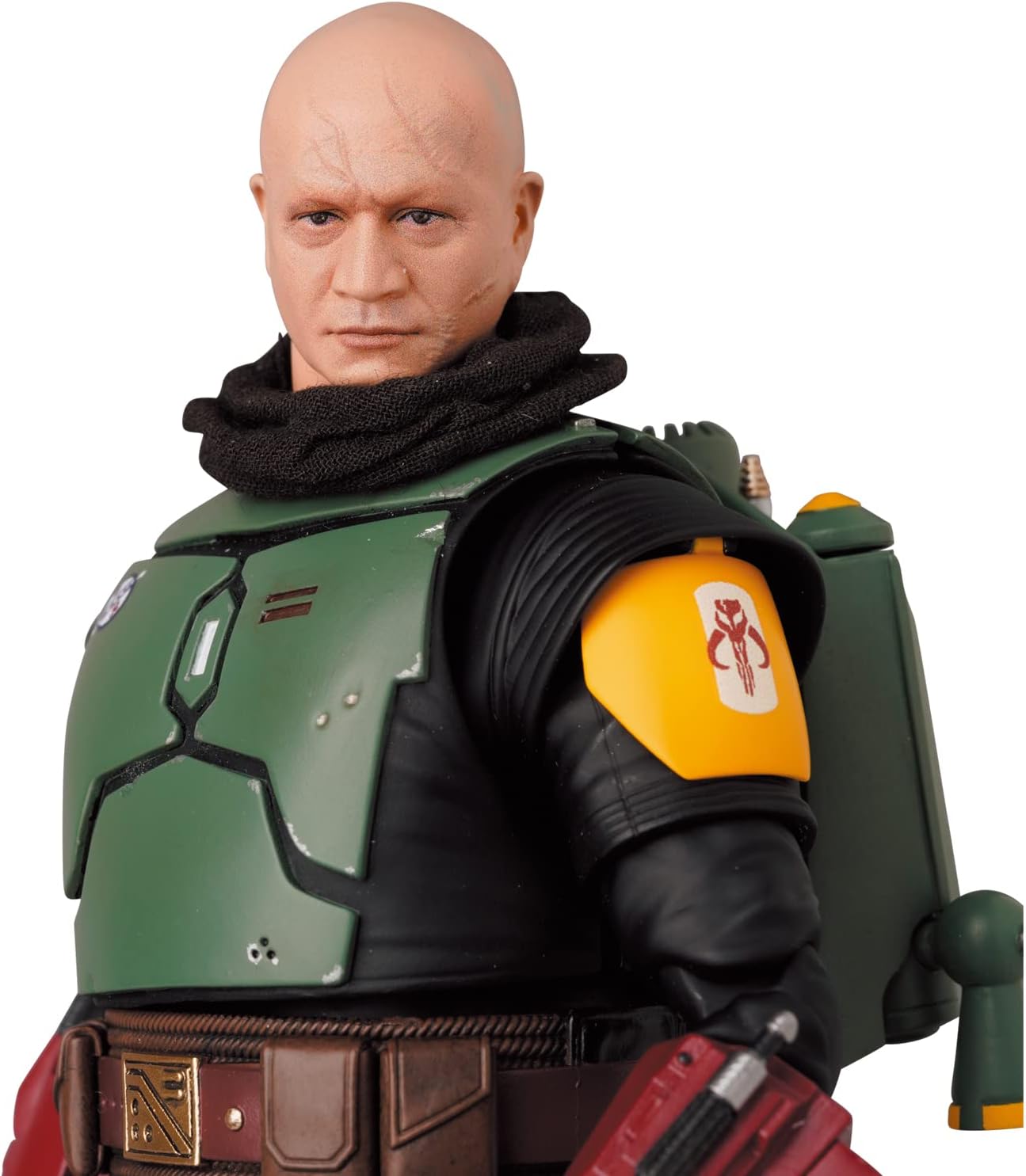 MAFEX No.201 BOBA FETT (TM) Recovered Armor Action Figure Total Height Approx. 6.3 inches (160 mm), Non-scale, Painted