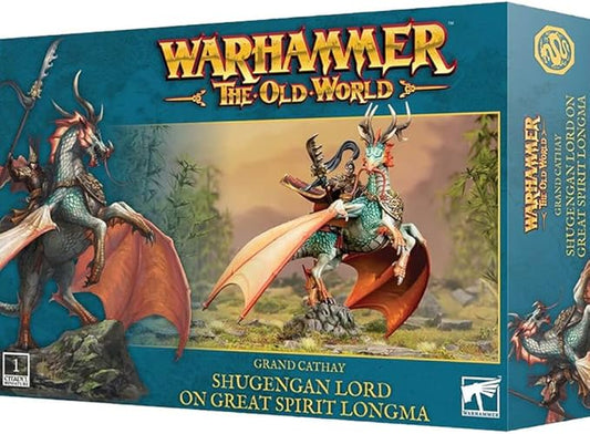 Games Workshop - Warhammer The Old World - Grand Cathay - Shugengan Lord on Great Spirit Longma