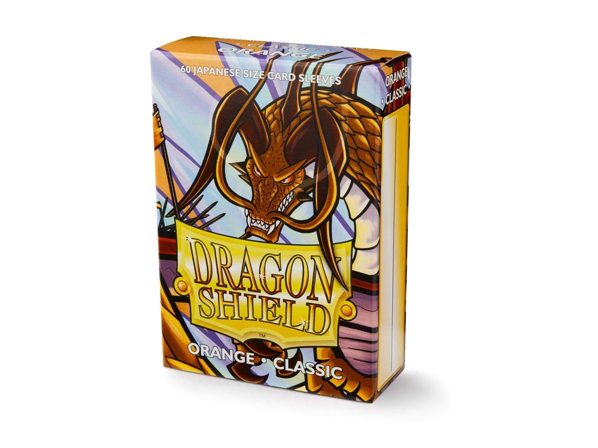 Dragon Shield Classic Mini Japanese Orange 60 ct Card Sleeves Individual Pack