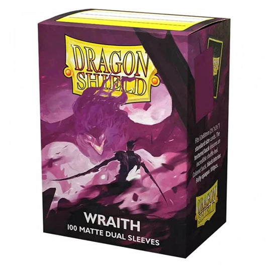 Dragon Shield – Matte Dual Wraith Alaric: Chaos Wraith (Purple) 100 CT Standard Size Card Sleeves - MTG Card Sleeves are Smooth & Tough - Compatible with Pokemon & Magic The Gathering Card Sleeves