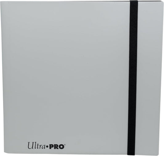 Ultra Pro - Eclipse 12-Pocket Arctic White PRO-Binder for 480 Cards Standard Size Cards, Protects Collectible Cards, Gaming Cards and Sports Cards In Ultra PRO Deck Protector Sleeves