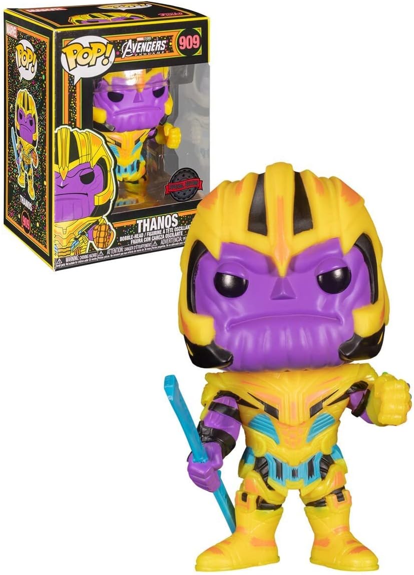 Funko Marvel Pop: Blacklight - Thanos Blacklight #909 - Presale Ships 13.82