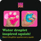 Schylling NeeDoh Dream Drop - Sensory Squeeze Toy with Dreamy Smooth Squeeze - 3" Tall - Color May Vary