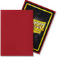 Dragon Shield 100ct Standard Card Sleeves Display Case (10 Packs) - Matte Red