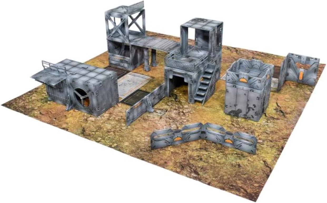 Halo: Flashpoint Tabletop Miniatures Game Expansion Deluxe Buildable 3D Terrain Set