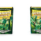 2 Packs Dragon Shield Matte 60 ct Apple Green Standard Size Card Sleeves Individual Pack