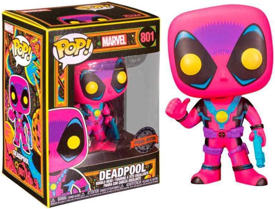 Funko POP! Marvel 801 Blacklight - Deadpool Blacklight Special Edition