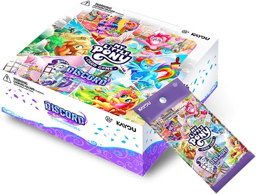 Kayou My Little Pony Trading Card Game, Discord, TCG, 20 Packs, 5 Cards/Pack, for Age 10+