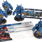 StarCraft: Tabletop Miniatures Game – Terran Marauder Expansion Set – 4 Unpainted Plastic Miniatures, 50mm Bases and 3 Game Cards – Archon Studio