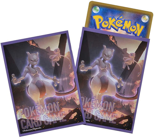 Pokemon 64ct Deck Shield Card Sleeves Pokemon Detective Pikachu Mewtwo