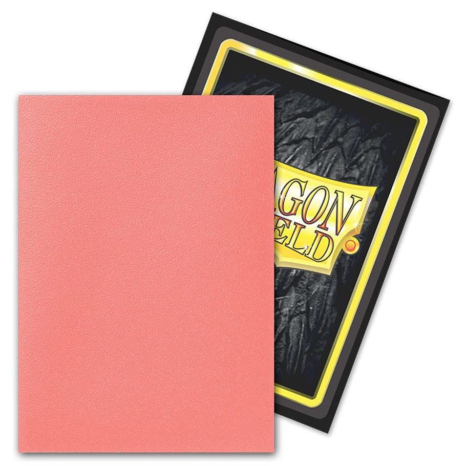 Dragon Shield Dual Matte Peach Standard Size 100 ct Card Sleeves Individual Pack