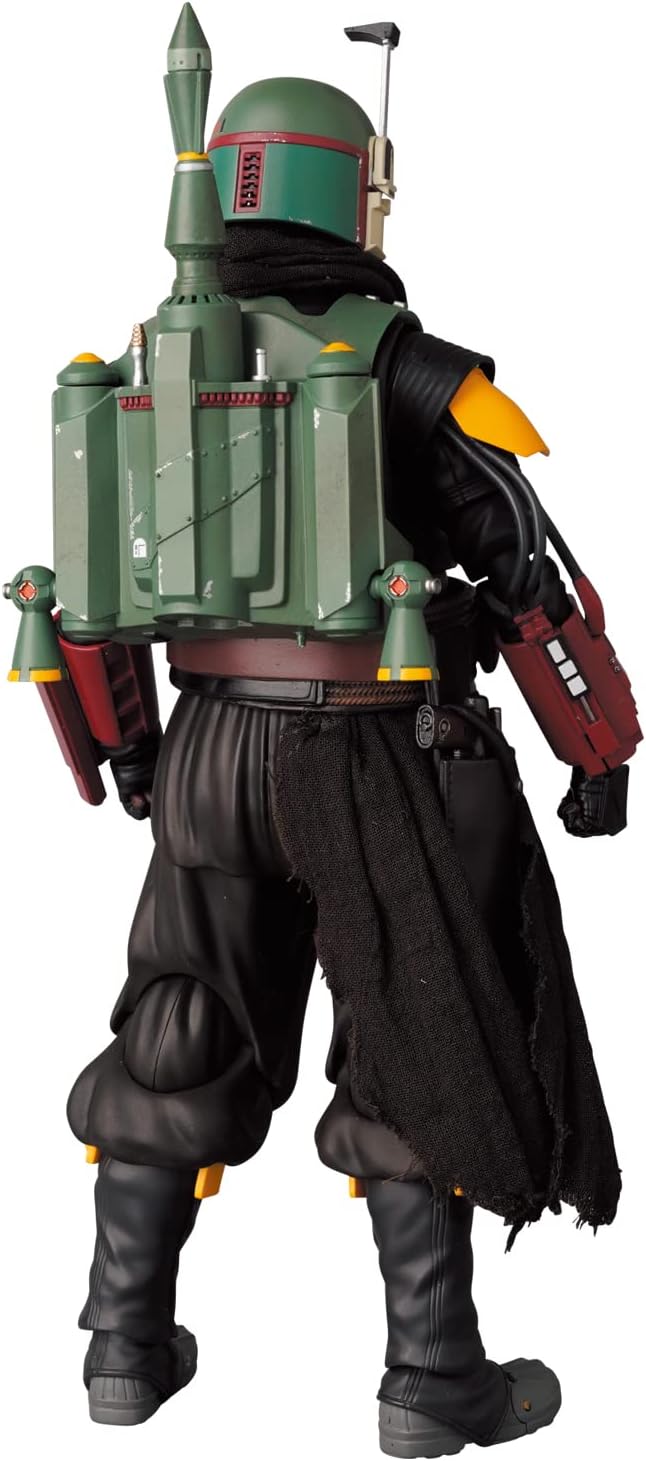 MAFEX No.201 BOBA FETT (TM) Recovered Armor Action Figure Total Height Approx. 6.3 inches (160 mm), Non-scale, Painted