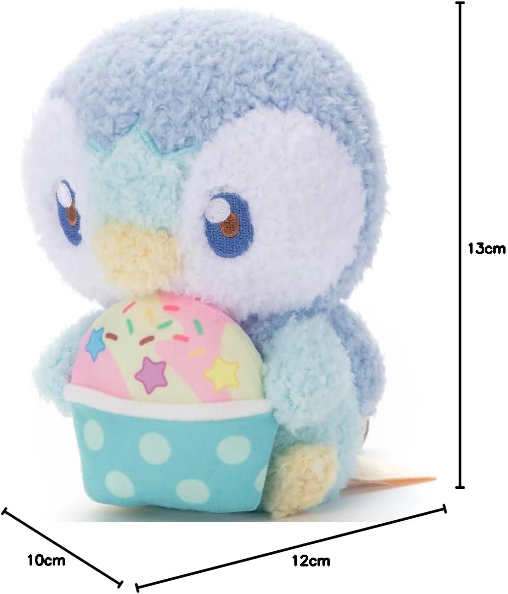 Takara Tomy Pokepiece Plush Piplup (Sweets Ver.) Plushie Plush Toy Height 5.1 inches (13 cm)