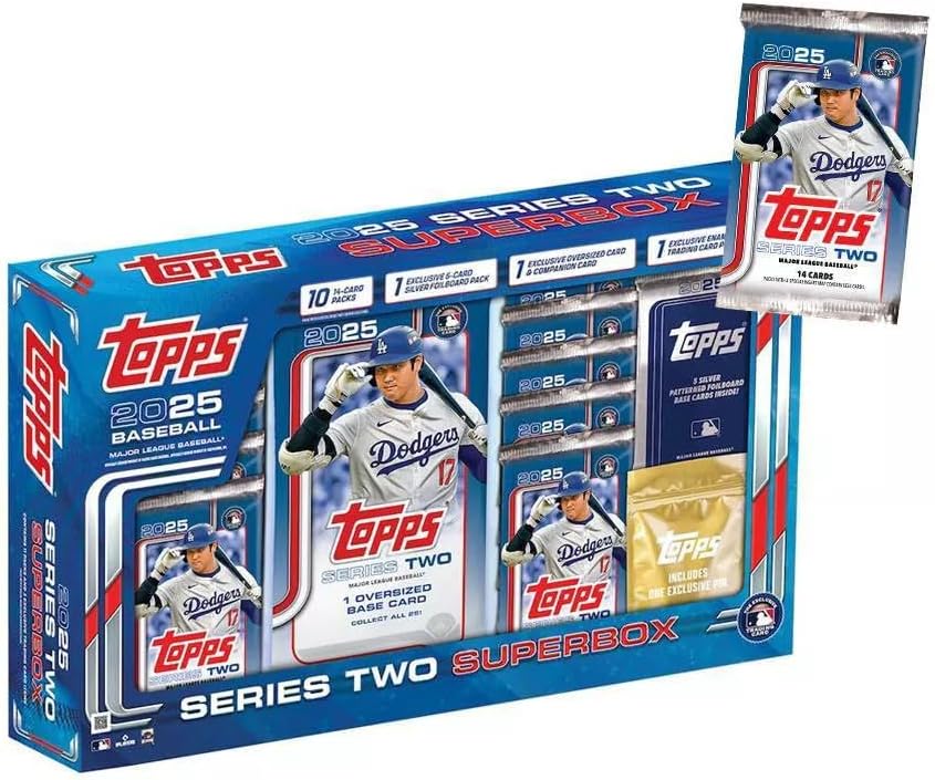 2025 Topps MLB Series 2 Baseball Trading Card Super Box