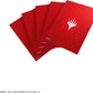 Magic: The Gathering Marvel Super Heroes Premium Double Sleeving Pack 100 | Gamegenic Comic Burst Red Deck Protector Set with Art Sleeves & Inner Sleeves for MTG Commander Cards