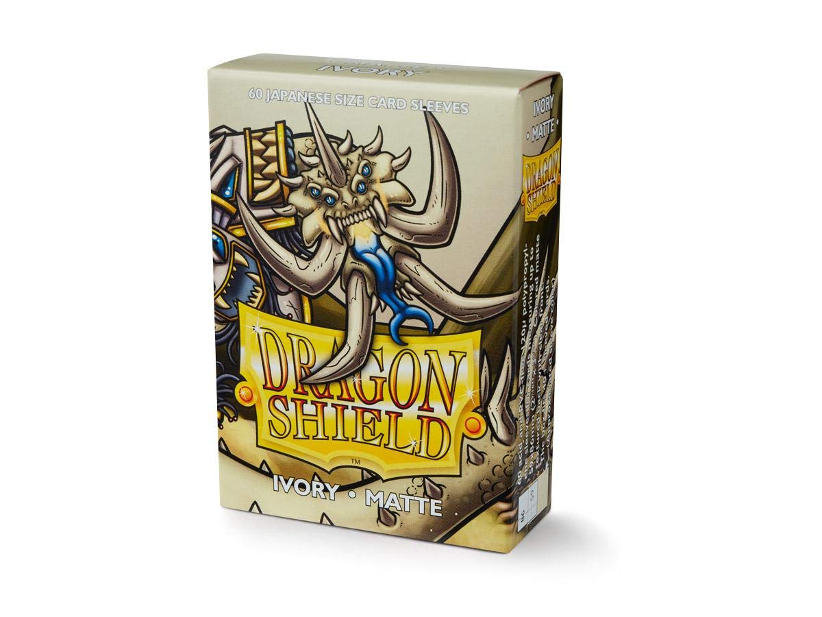 Dragon Shield Matte Mini Japanese Ivory 60 ct Card Sleeves Individual Pack