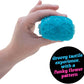 Schylling NeeDoh Fuzz Ball Flower Power - Sensory Toy with a Velvet Texture and Soft Cloud Squish - Pattern You Can See and Feel - Ages 3 and Up - Color May Vary